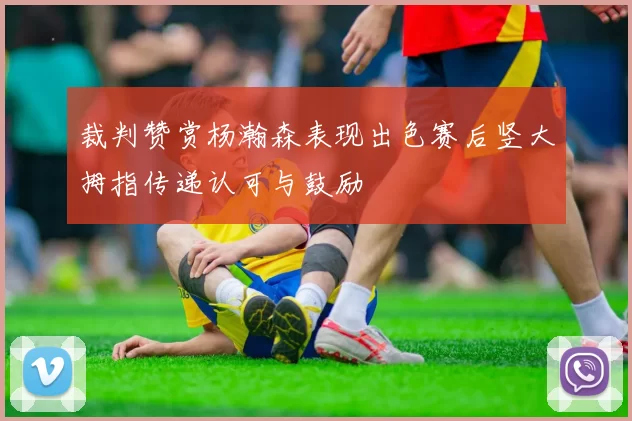 裁判赞赏杨瀚森表现出色赛后竖大拇指传递认可与鼓励
